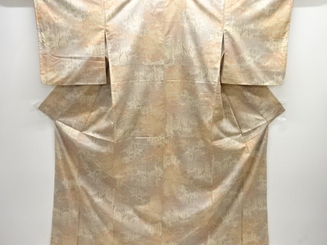 JAPANESE KIMONO / OMESHI / NISHIJIN-ORI / WOVEN SCENERY OF TREES